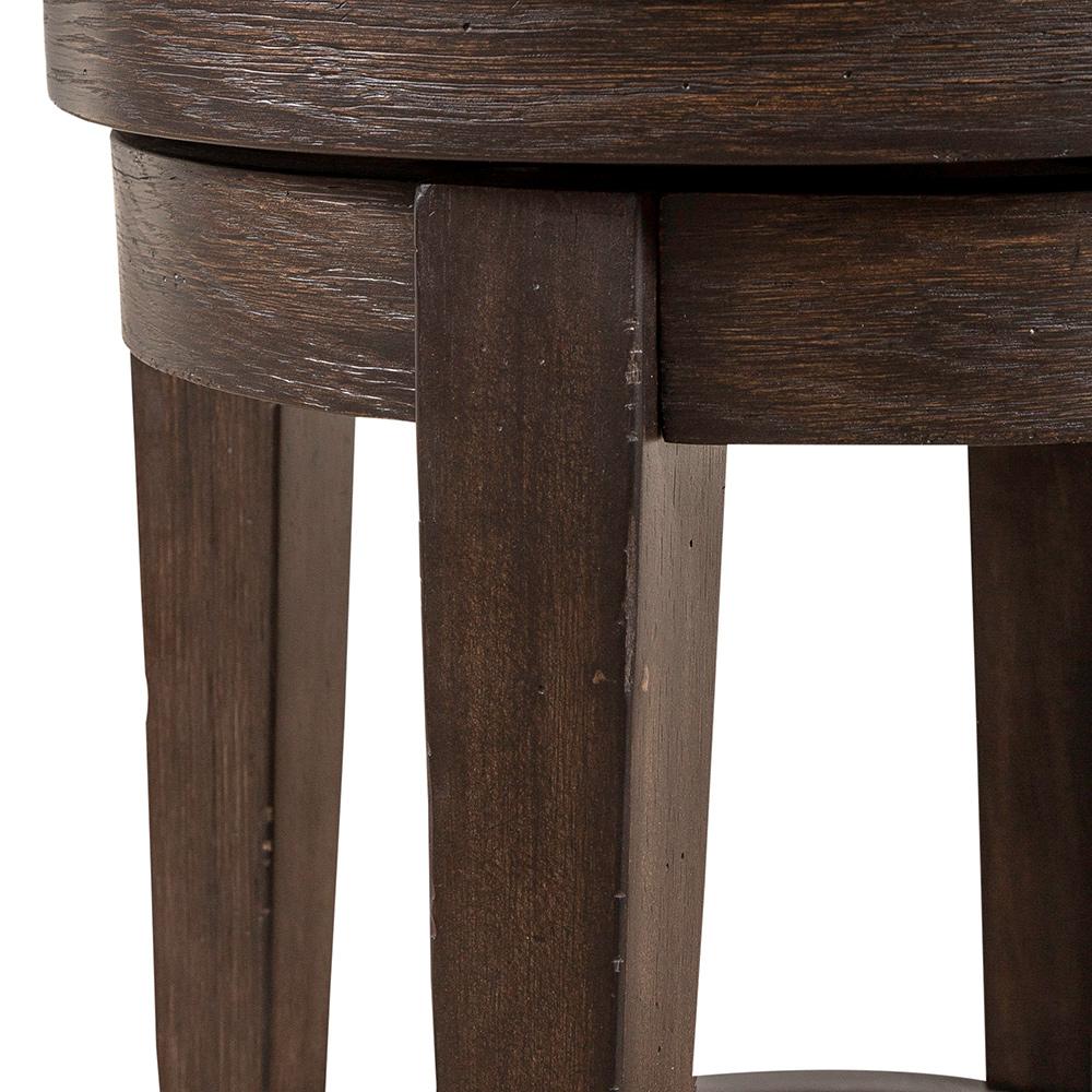 Liberty Furniture - Mill Creek Console Swivel Stool in Peppercorn - 792-OT9003 veiw 7