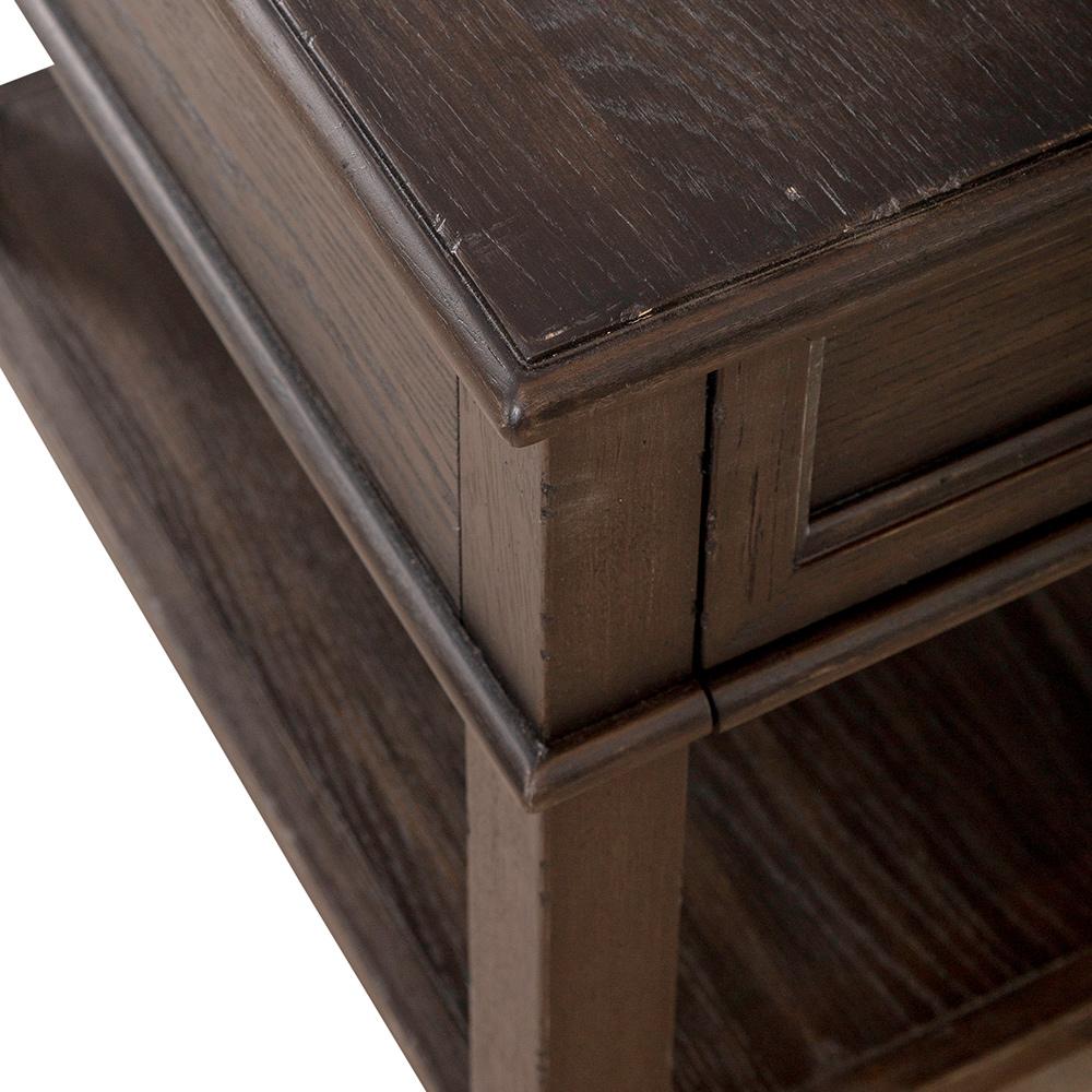 Liberty Furniture - Mill Creek Drawer End Table in Peppercorn - 792-OT1020 veiw 3