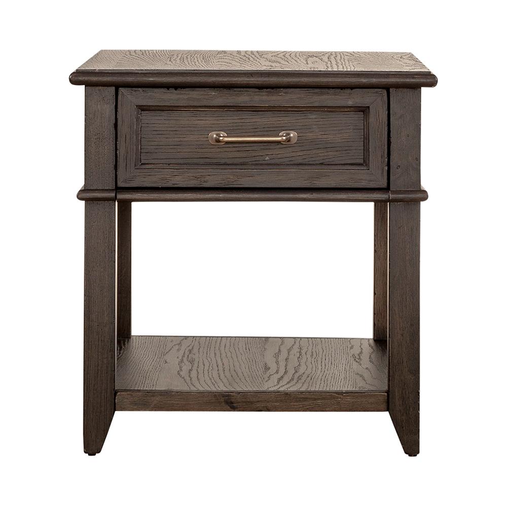 Liberty Furniture - Mill Creek Drawer End Table in Peppercorn - 792-OT1020 veiw 5