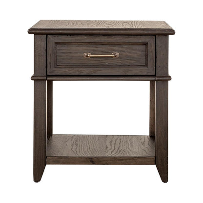 Liberty Furniture - Mill Creek Drawer End Table in Peppercorn - 792-OT1020 veiw 5