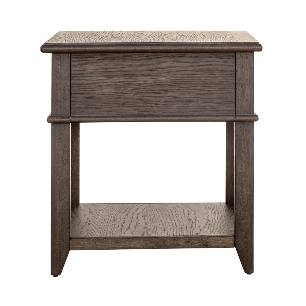 Liberty Furniture - Mill Creek Drawer End Table in Peppercorn - 792-OT1020 veiw 7