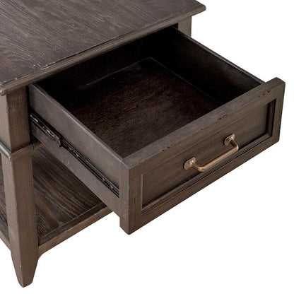 Liberty Furniture - Mill Creek Drawer End Table in Peppercorn - 792-OT1020 veiw 10