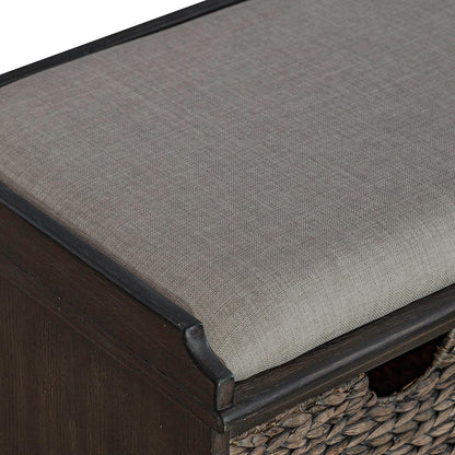 Liberty Furniture - Mill Creek Wall Bench in Peppercorn - 792-OT2000 veiw 5