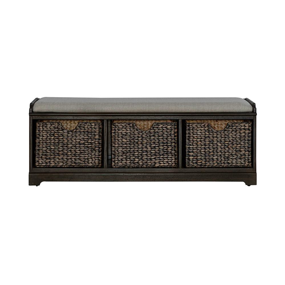 Liberty Furniture - Mill Creek Wall Bench in Peppercorn - 792-OT2000 veiw 7