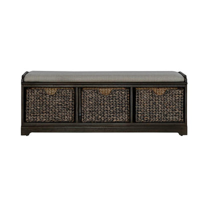 Liberty Furniture - Mill Creek Wall Bench in Peppercorn - 792-OT2000 veiw 7