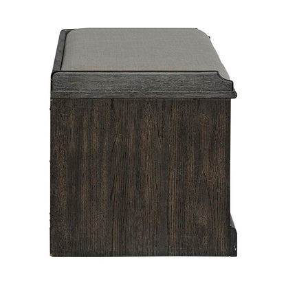 Liberty Furniture - Mill Creek Wall Bench in Peppercorn - 792-OT2000 veiw 8