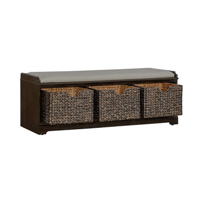 Liberty Furniture - Mill Creek Wall Bench in Peppercorn - 792-OT2000 veiw 12