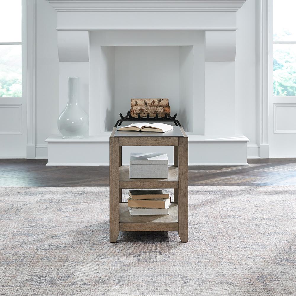 Liberty Furniture - Millstone Chairside Table in Nutmeg - 922-OT1021 veiw 1