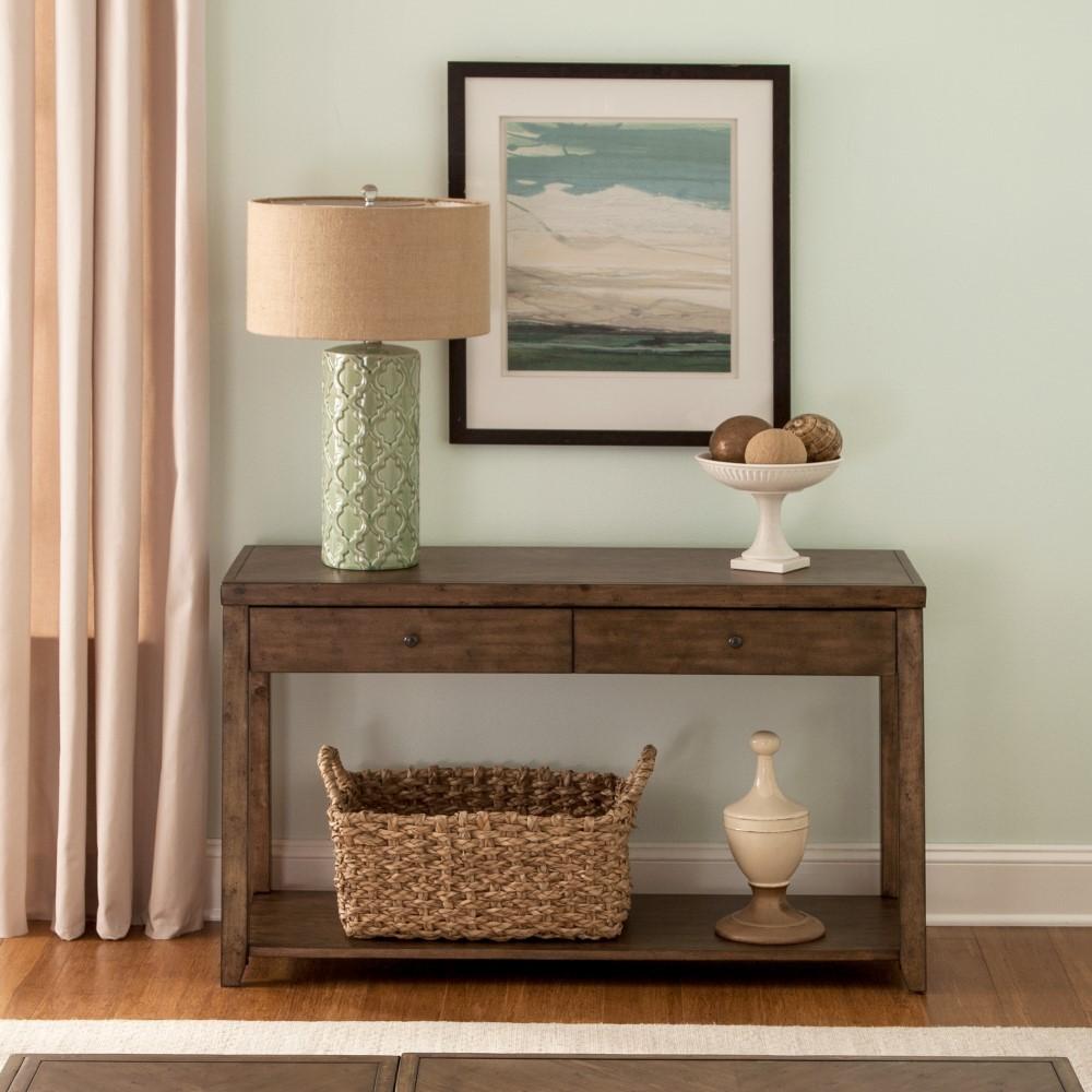 Liberty Furniture - Mitchell Sofa Table - 58-OT1030 veiw 2