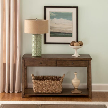 Liberty Furniture - Mitchell Sofa Table - 58-OT1030 veiw 2