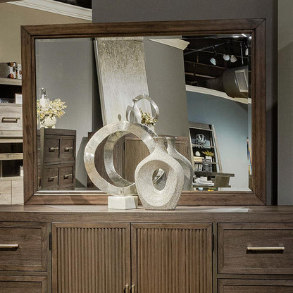 Liberty Furniture - Modern Edge Landscape Mirror in Caffe - 313-BR51 veiw 2