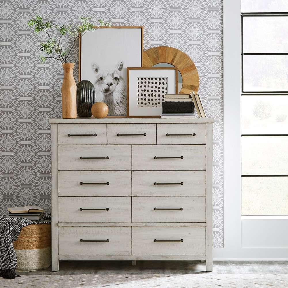 Liberty Furniture - Modern Farmhouse 11 Drawer Chesser - 406W-BR32 veiw 1