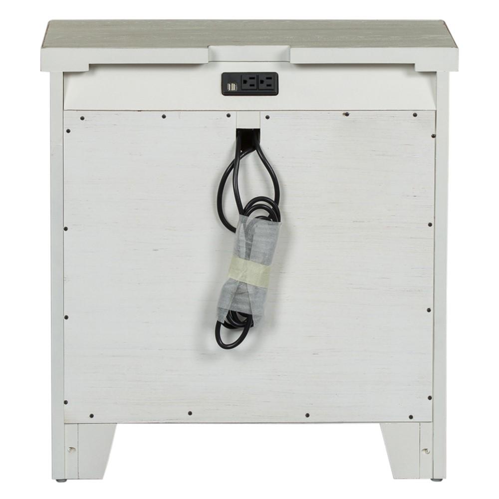 Liberty Furniture - Modern Farmhouse 3 Drawer Night Stand - 406W-BR61 veiw 5