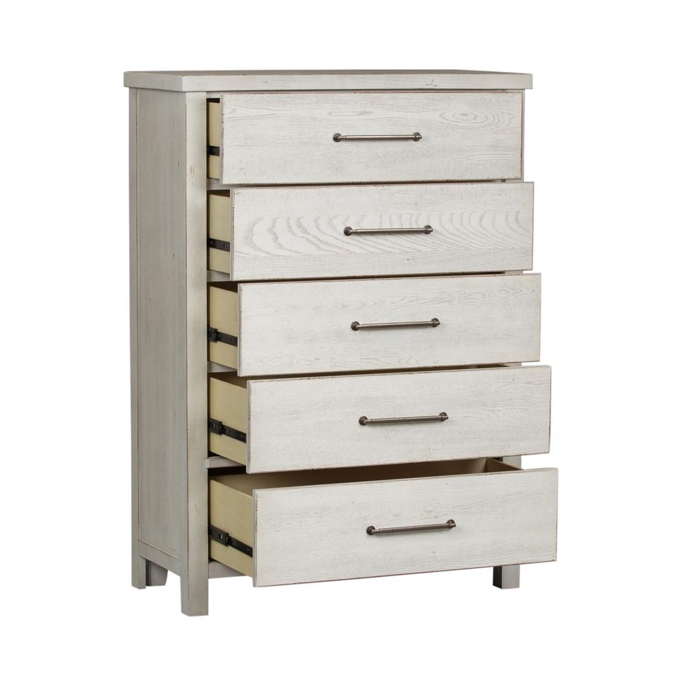 Liberty Furniture - Modern Farmhouse 5 Drawer Chest - 406W-BR41 veiw 3
