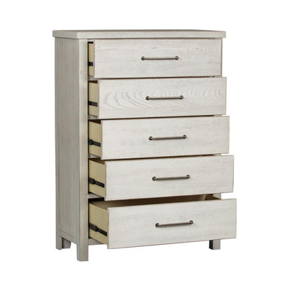 Liberty Furniture - Modern Farmhouse 5 Drawer Chest - 406W-BR41 veiw 3