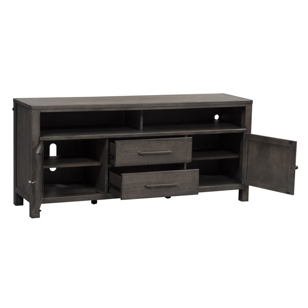 Liberty Furniture - Modern Farmhouse 66 Inch Entertainment Console - 406-TV66 veiw 3