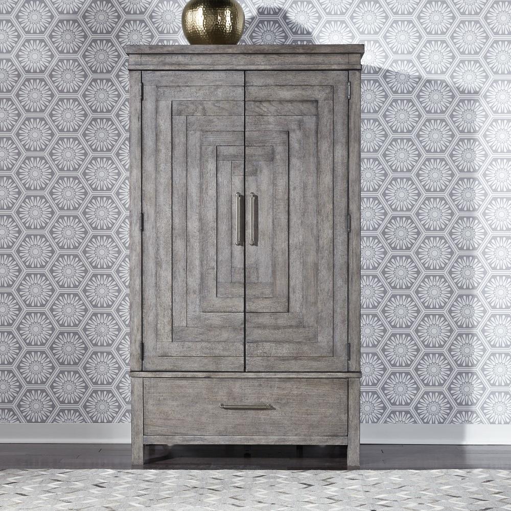 Liberty Furniture - Modern Farmhouse Armoire - 406-BR-ARM veiw 1
