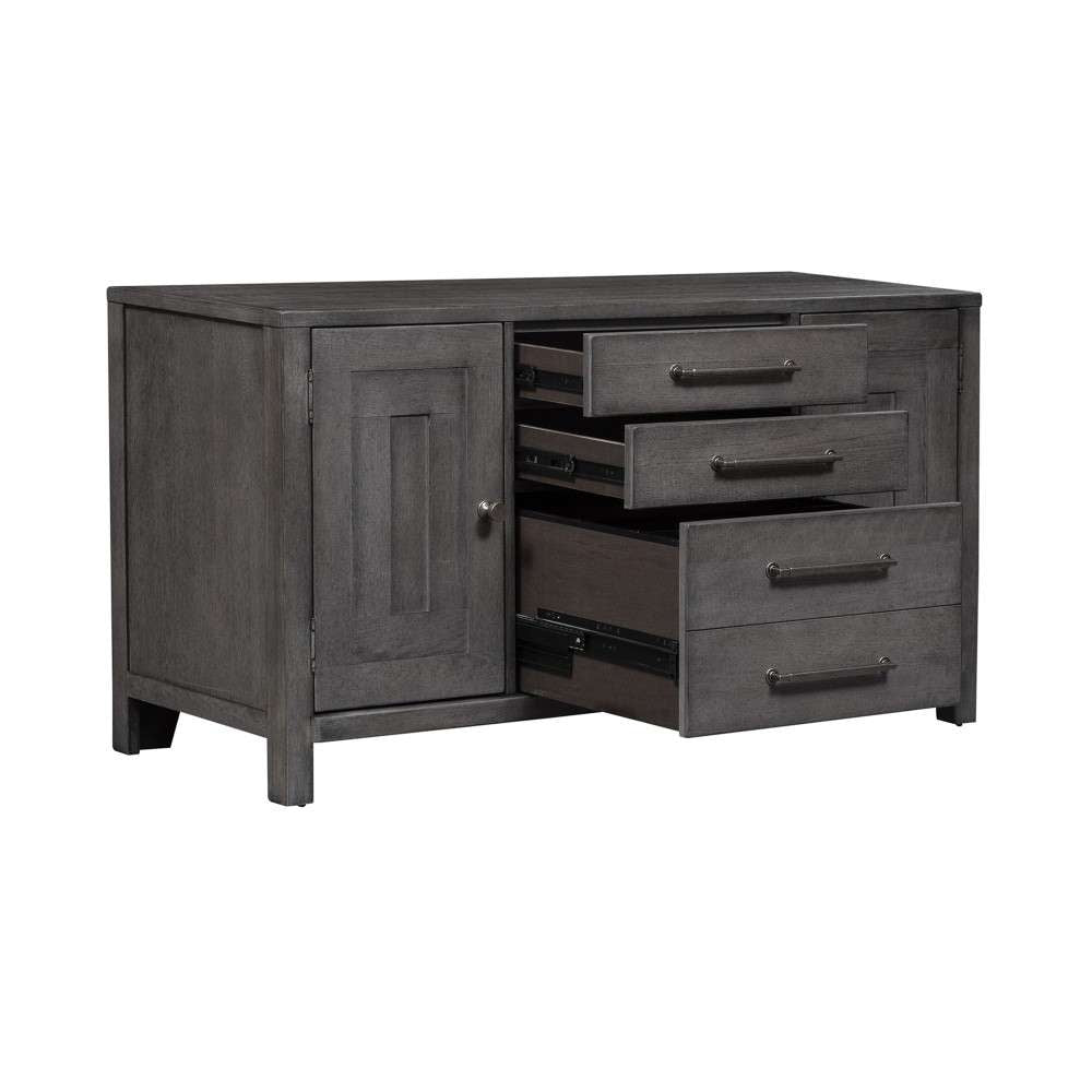 Liberty Furniture - Modern Farmhouse Complete Desk Set - 406-HO-CDS veiw 4