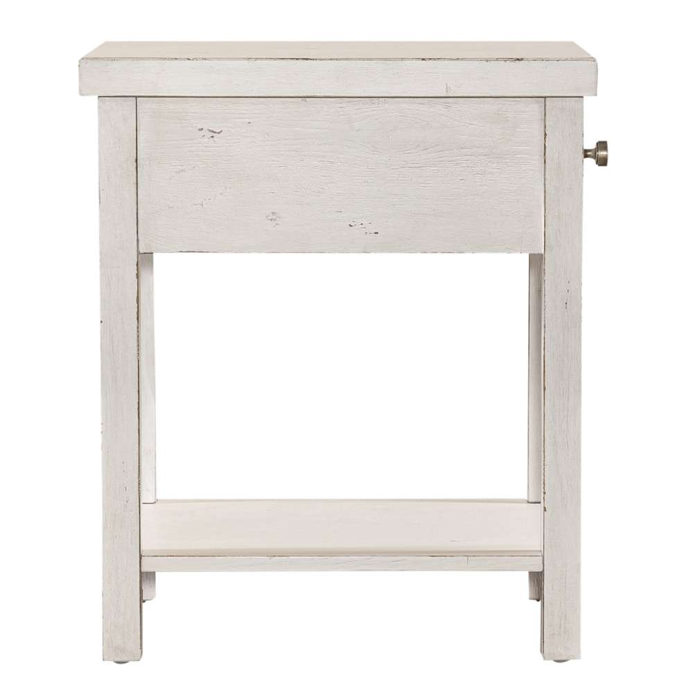 Liberty Furniture - Modern Farmhouse Drawer Chair Side Table - 406W-OT1023 veiw 5