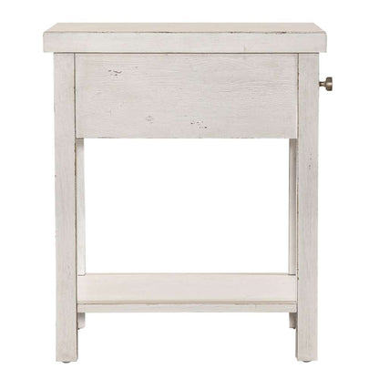 Liberty Furniture - Modern Farmhouse Drawer Chair Side Table - 406W-OT1023 veiw 5