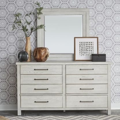 Liberty Furniture - Modern Farmhouse Dresser & Mirror - 406W-BR-DM veiw 1