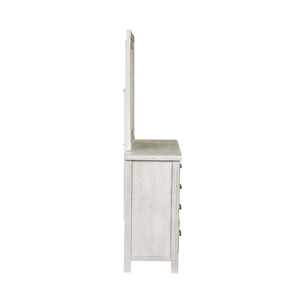 Liberty Furniture - Modern Farmhouse Dresser & Mirror - 406W-BR-DM veiw 7