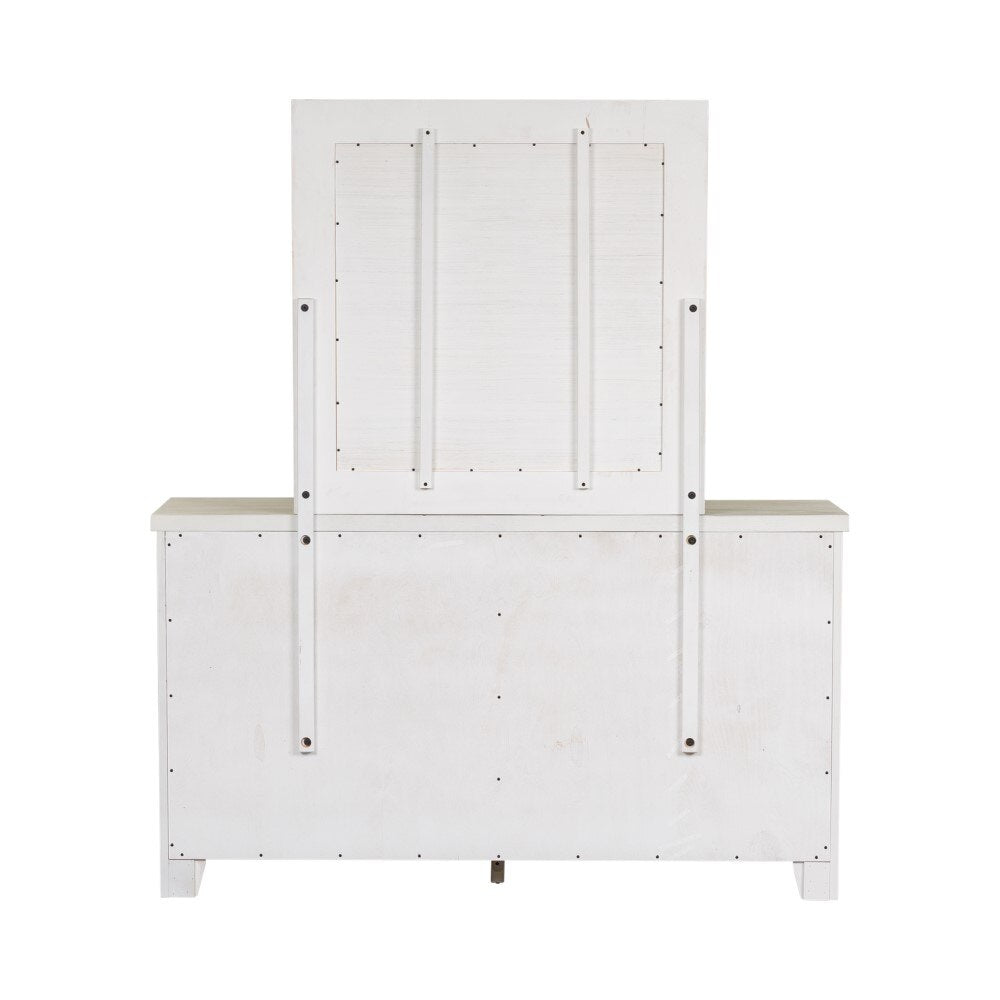 Liberty Furniture - Modern Farmhouse Dresser & Mirror - 406W-BR-DM veiw 8