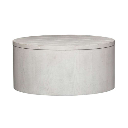 Liberty Furniture - Modern Farmhouse Drum Cocktail Table - 406W-OT1011 veiw 2