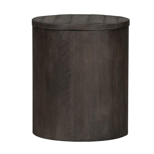 Liberty Furniture - Modern Farmhouse Drum End Table - 406-OT1021 veiw 1