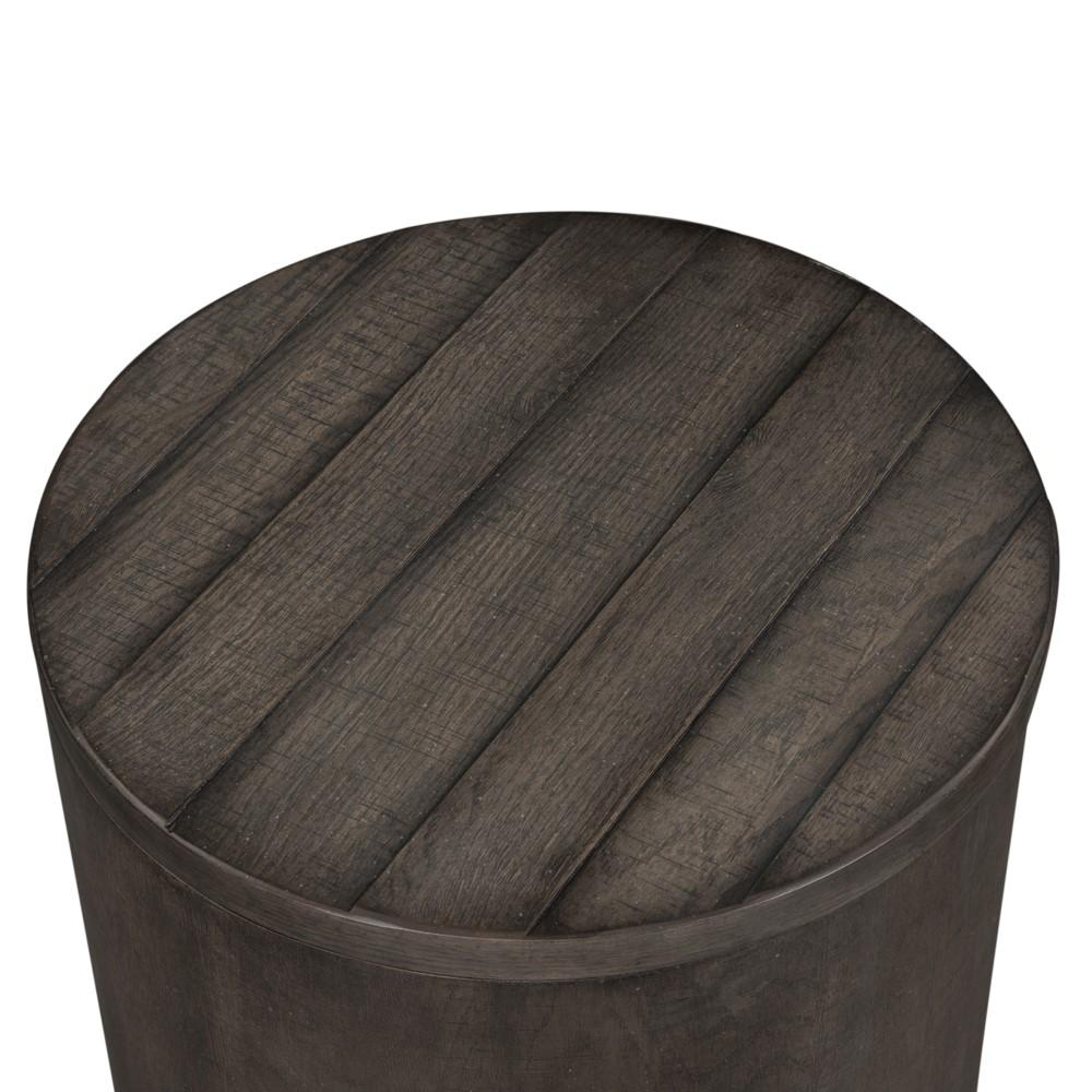 Liberty Furniture - Modern Farmhouse Drum End Table - 406-OT1021 veiw 4