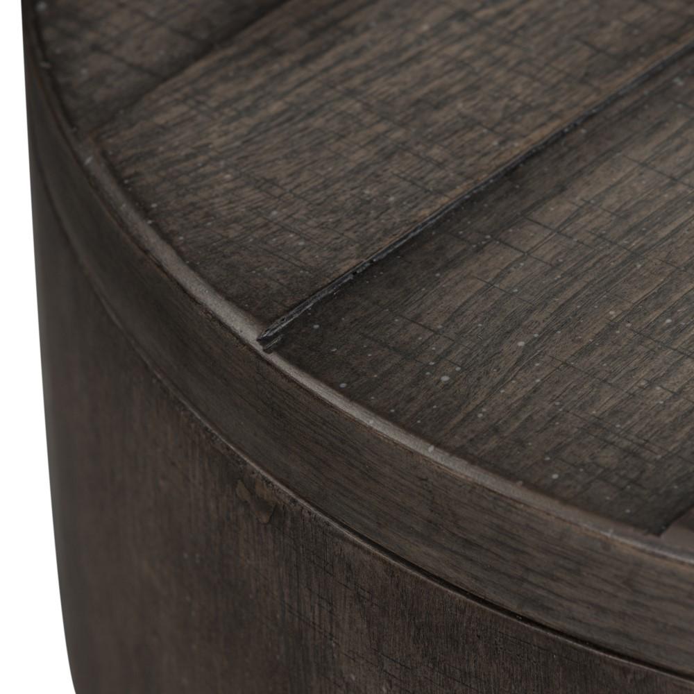 Liberty Furniture - Modern Farmhouse Drum End Table - 406-OT1021 veiw 5