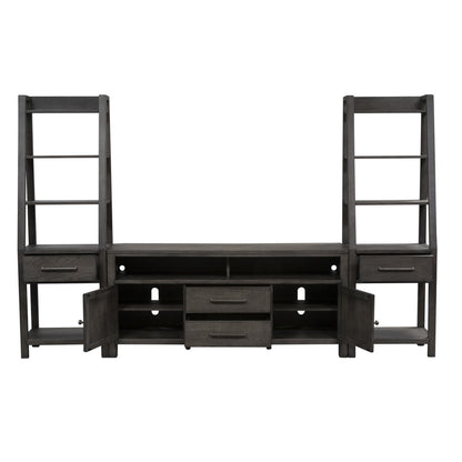 Liberty Furniture - Modern Farmhouse Entertainment Center with Piers - 406-ENTW-ECP veiw 2