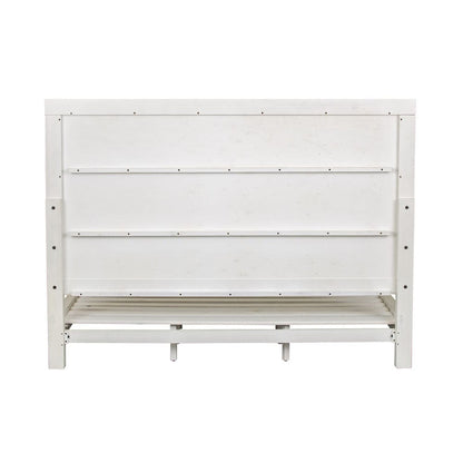 Liberty Furniture - Modern Farmhouse - King Platform Bed in White - 406W-BR-KPL view 5