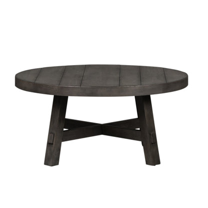 Liberty Furniture - Modern Farmhouse Splay Leg Round Cocktail Table - 406-OT1013 veiw 1
