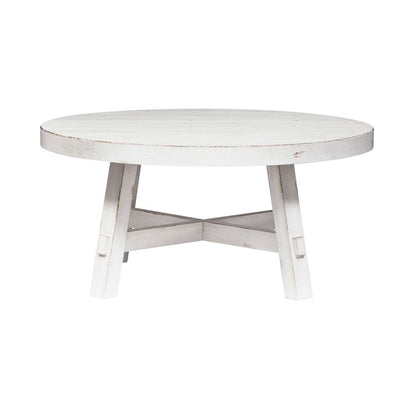 Liberty Furniture - Modern Farmhouse Splay Leg Round Cocktail - 406W-OT1013 veiw 2