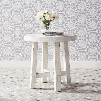 Liberty Furniture - Modern Farmhouse Splay Leg Round End Table - 406W-OT1024 veiw 1