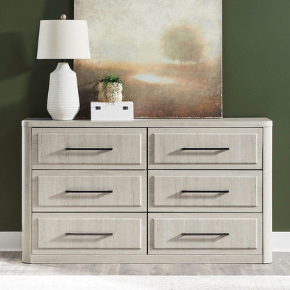 Liberty Furniture - Modern Play - 6 Drawer Dresser in White - 522-BR31 view 1