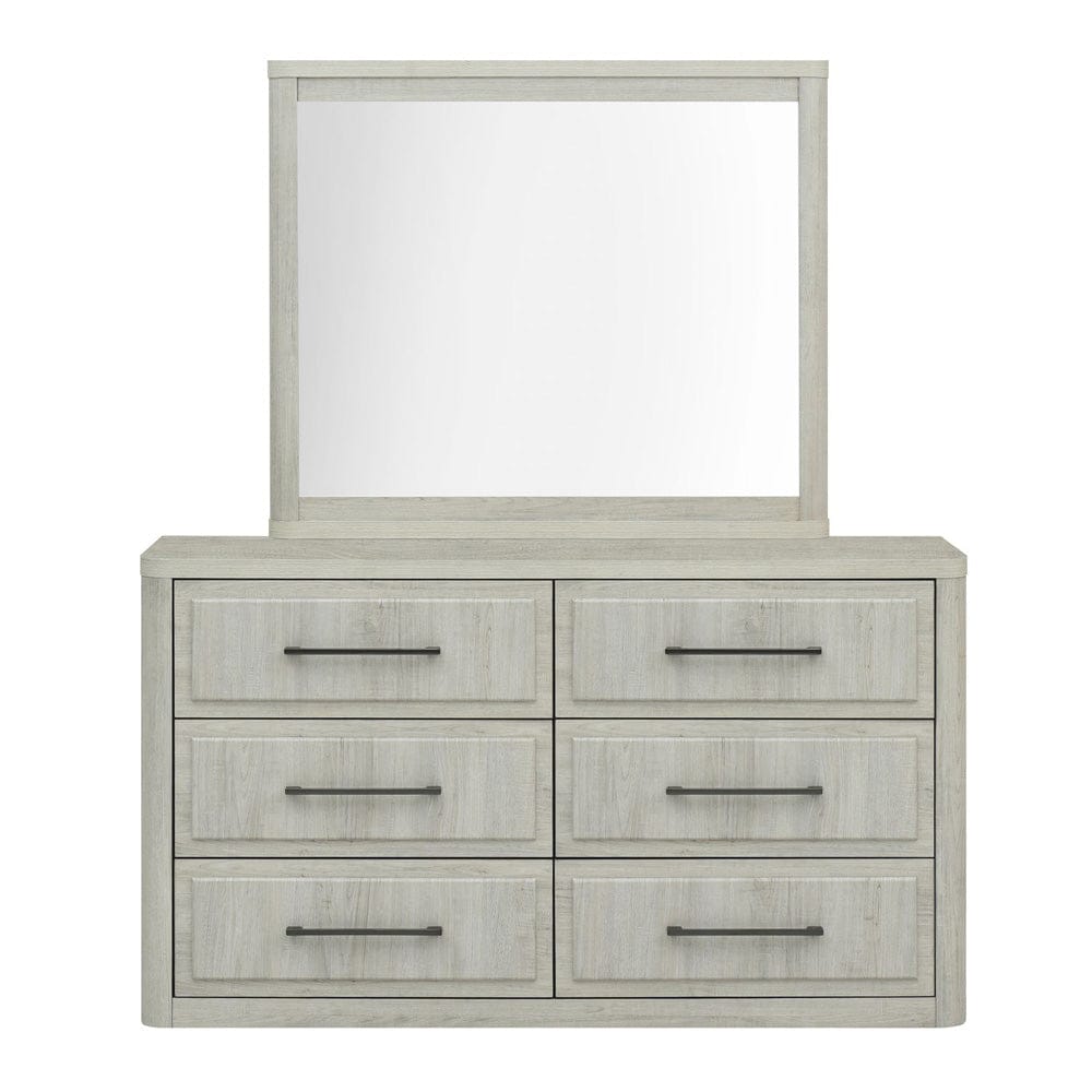 Liberty Furniture - Modern Play - Dresser & Mirror in White - 522-BR-DM view 3