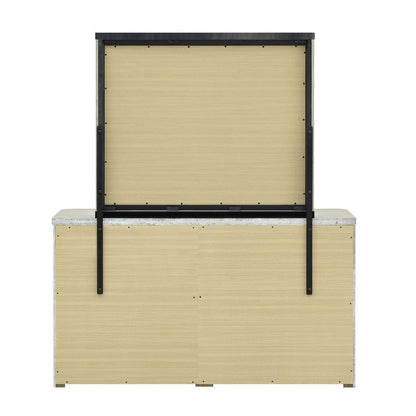 Liberty Furniture - Modern Play - Dresser & Mirror in White - 522-BR-DM view 5
