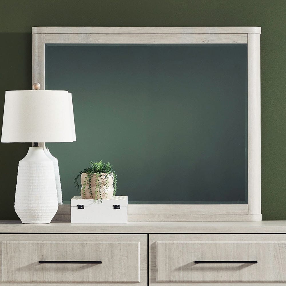 Liberty Furniture - Modern Play - Landscape Mirror in White - 522-BR51 view 1