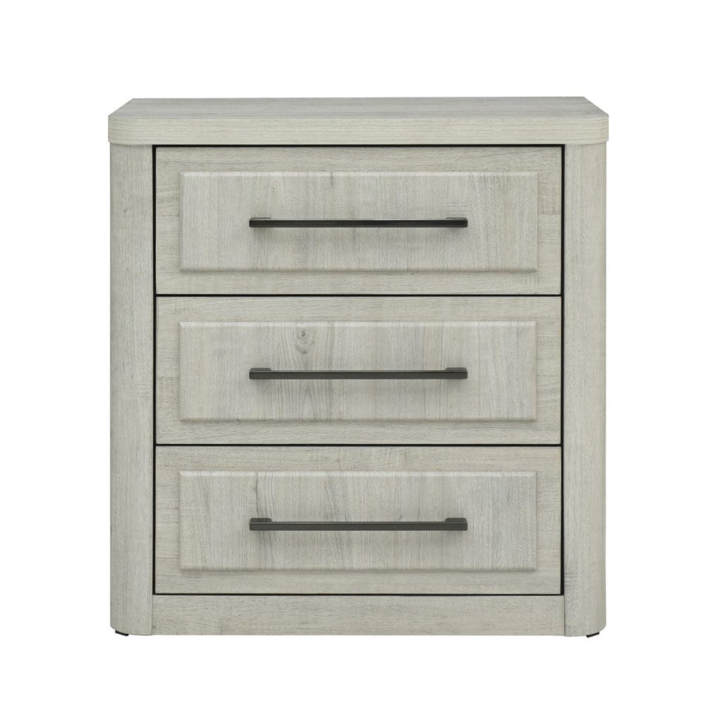 Liberty Furniture - Modern Play - Nightstand w/ Charging Station in White - 522-BR61 view 3