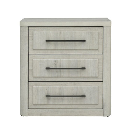 Liberty Furniture - Modern Play - Nightstand w/ Charging Station in White - 522-BR61 view 3