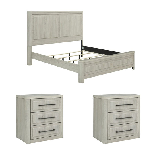 Liberty Furniture - Modern Play Queen Panel Bed, 2 Night Stands - 522-BR-QPB2NS view 1