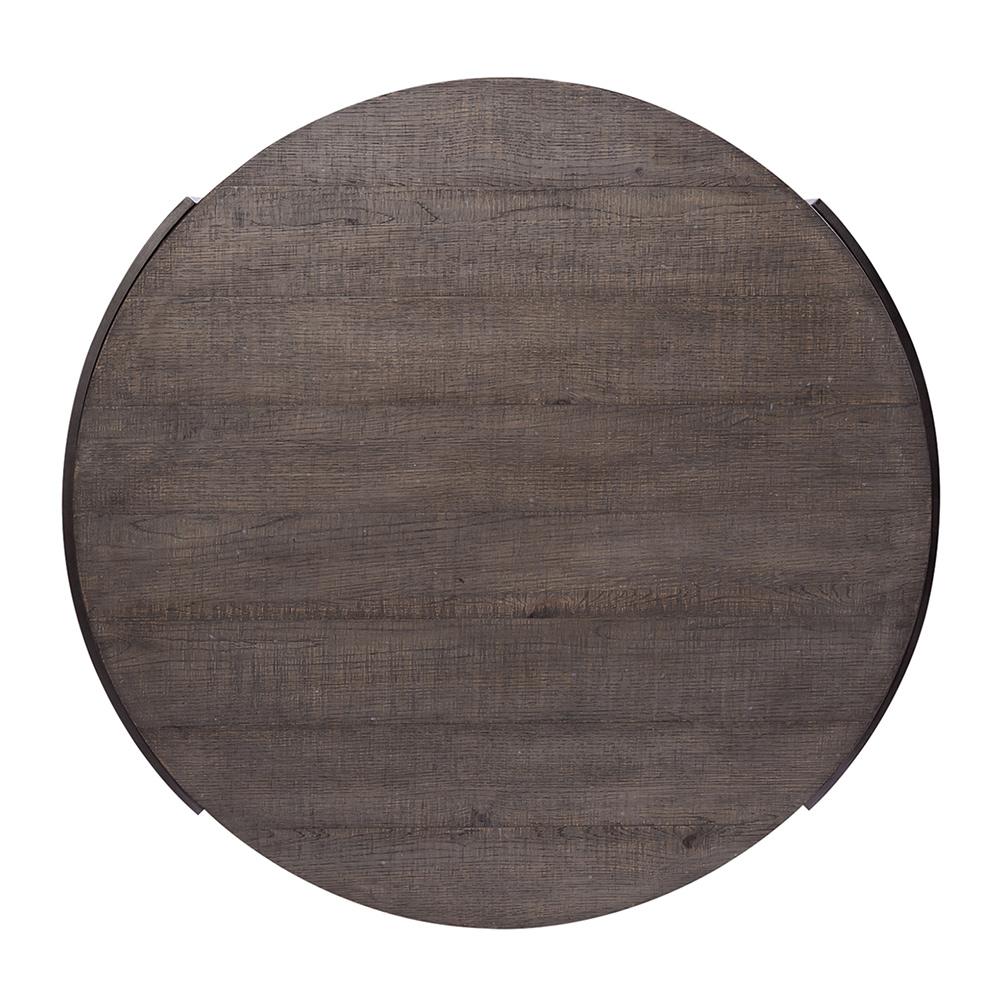 Liberty Furniture - Modern View Round Cocktail Table in Gauntlet Gray - 960-OT1010 veiw 4