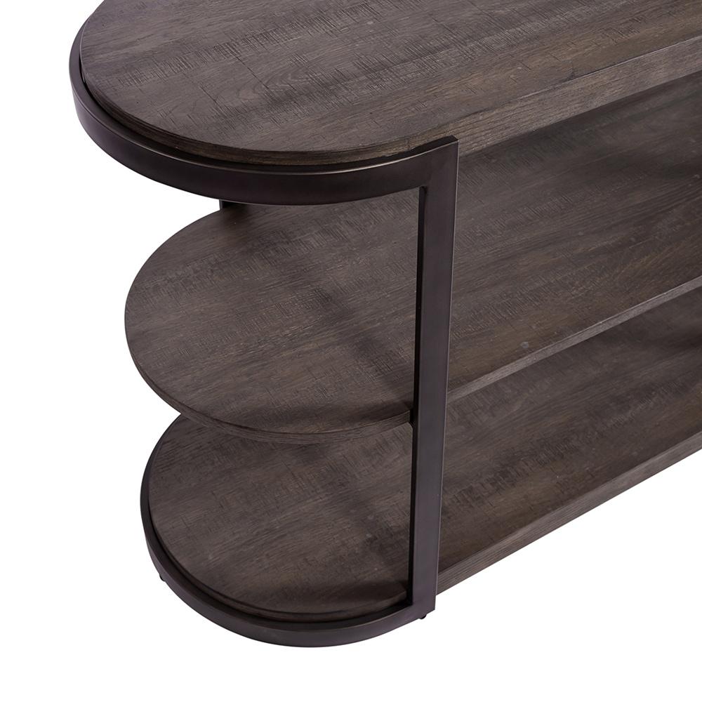 Liberty Furniture - Modern View Sofa Table in Gauntlet Gray - 60-OT1030 veiw 5