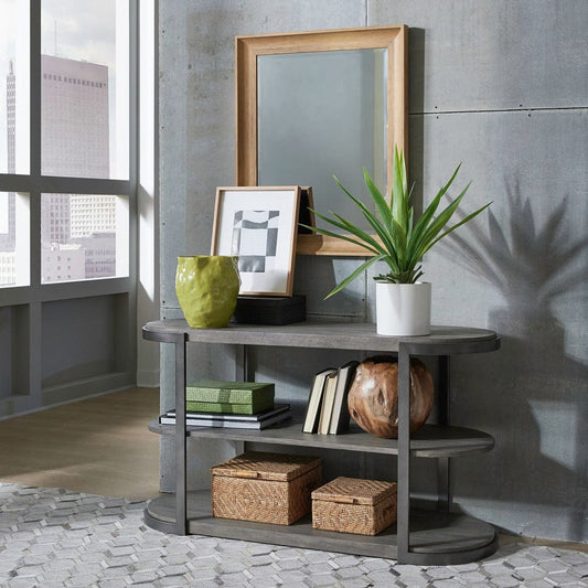 Liberty Furniture - Modern View - Sofa Table in Gray - 960-OT1030 view 1