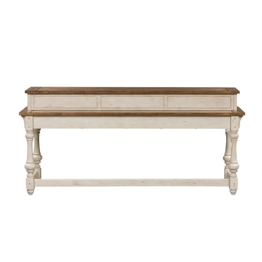 Liberty Furniture - Morgan Creek 4PC Console Set in Antique White - 498-OT-4PCS veiw 2