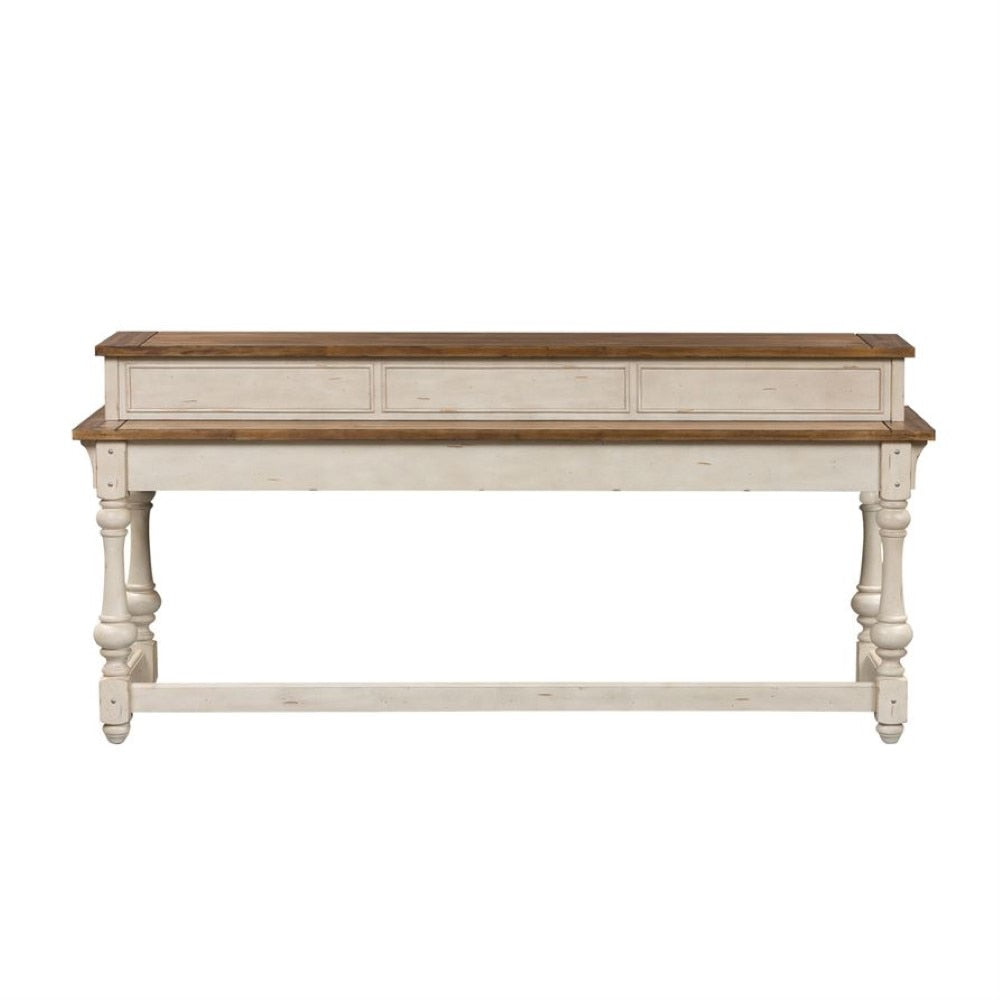 Liberty Furniture - Morgan Creek Console Bar Table in Antique White - 498-OT7736 veiw 2