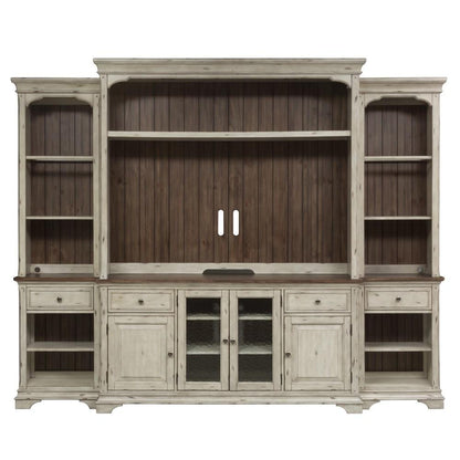 Liberty Furniture - Morgan Creek Entertainment Center with Piers - 498-ENTW-ECP veiw 2