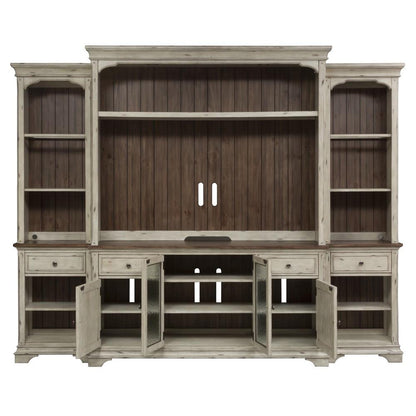 Liberty Furniture - Morgan Creek Entertainment Center with Piers - 498-ENTW-ECP veiw 3